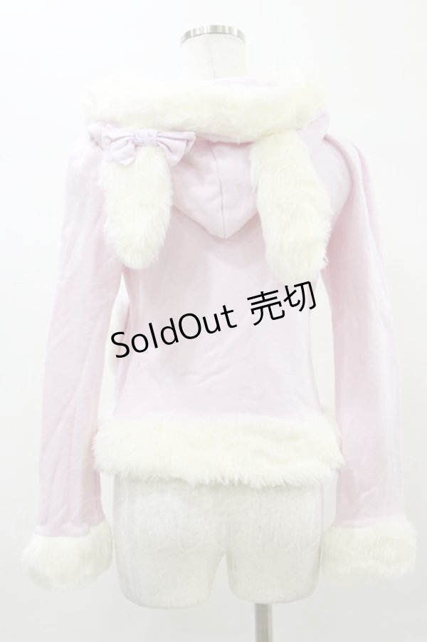 画像2: BABY,THE STARS SHINE BRIGHT / 雪の女王うさみみファーパーカー Free ピンク H-26-01-03-042-BA-TO-NS-ZH (2)