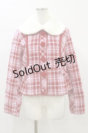 画像: Angelic Pretty / ドルチェタータンファー襟付ジャケット Free レッド/ピンク H-26-01-03-043-AP-JA-NS-ZH