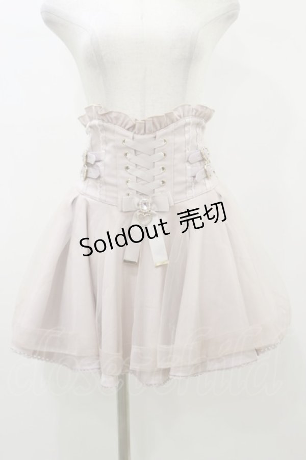 画像1: LIZ LISA / レースアップコルセットライクスカパン Free ピンク H-26-01-03-045-LO-PA-NS-ZH (1)