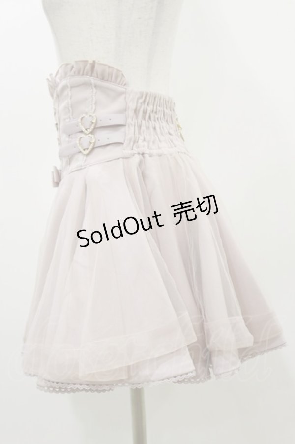 画像3: LIZ LISA / レースアップコルセットライクスカパン Free ピンク H-26-01-03-045-LO-PA-NS-ZH (3)