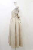 画像3: DearMyLoveRose / バックリボンドレスロングジャンスカ M ベージュ H-26-01-03-047-EL-OP-NS-ZH (3)