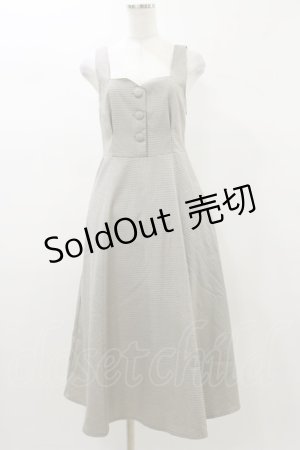 画像: an another angelus / 変形スクエアネックジャンスカ Free BROWN×BK H-26-01-03-051-CA-OP-NS-ZH