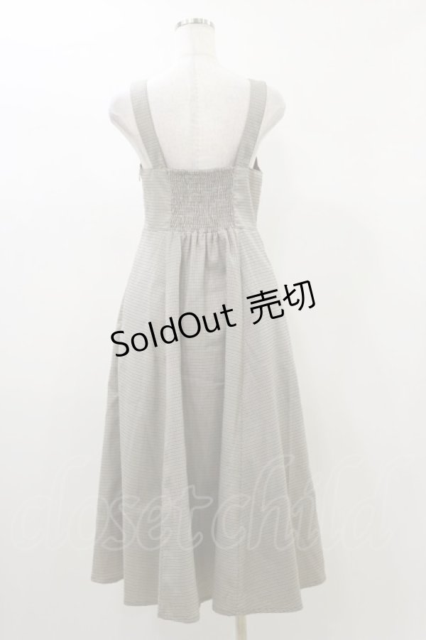 画像2: an another angelus / 変形スクエアネックジャンスカ Free BROWN×BK H-26-01-03-051-CA-OP-NS-ZH (2)