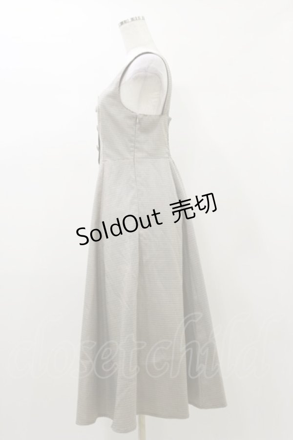 画像3: an another angelus / 変形スクエアネックジャンスカ Free BROWN×BK H-26-01-03-051-CA-OP-NS-ZH (3)