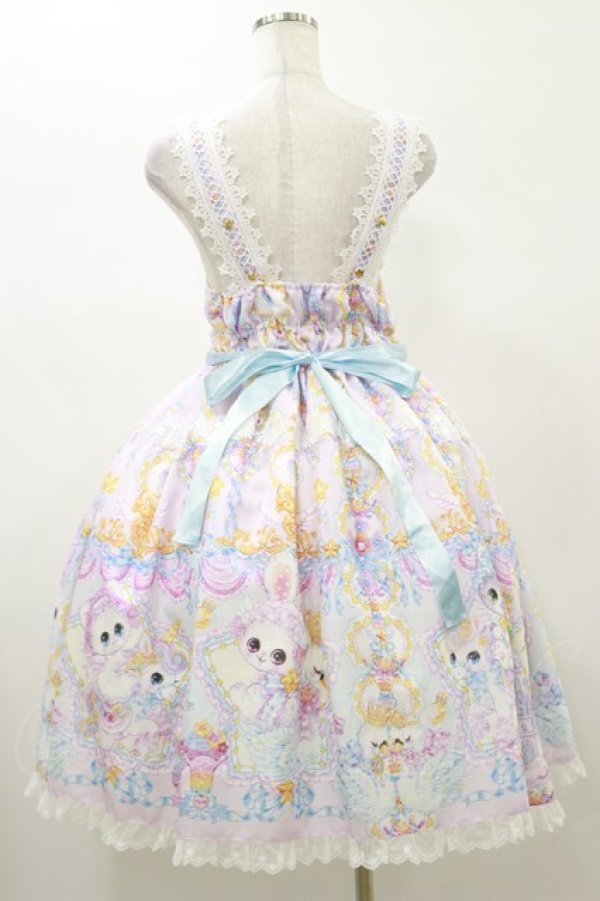 画像2: Royal Princess Alice / Pastel Merry-go-round 飴ノ森ふみかコラボ/ジャンパースカート Free ピンク H-26-01-03-053-LO-OP-NS-ZH (2)