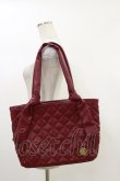 画像1: m petit by misako / キルティングトートバッグ  ワイン H-26-01-03-007-LO-BG-NS-ZH (1)