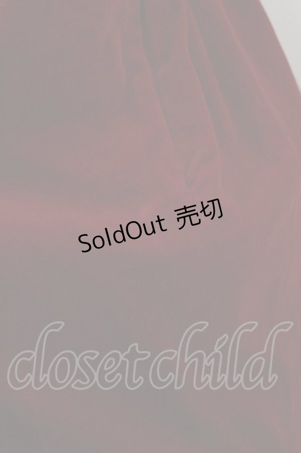 画像6: BABY,THE STARS SHINE BRIGHT / 別珍Candy Ribbonジャンパースカート Free ボルドー H-26-01-03-057-BA-OP-NS-ZH (6)