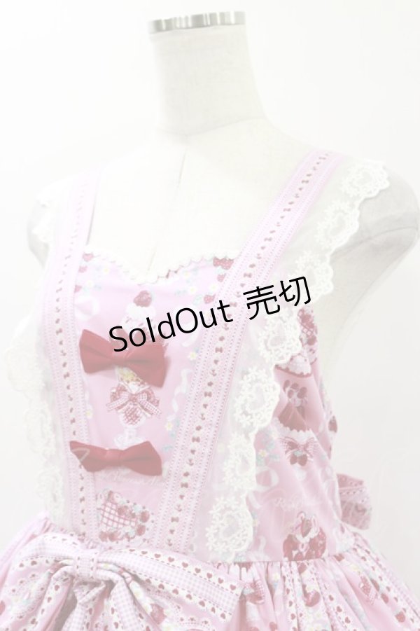 画像4: Royal Princess Alice / Strawberry Sweets・飴ノ森ふみかコラボジャンパースカート Free ピンク H-26-01-03-059-LO-OP-NS-ZH (4)