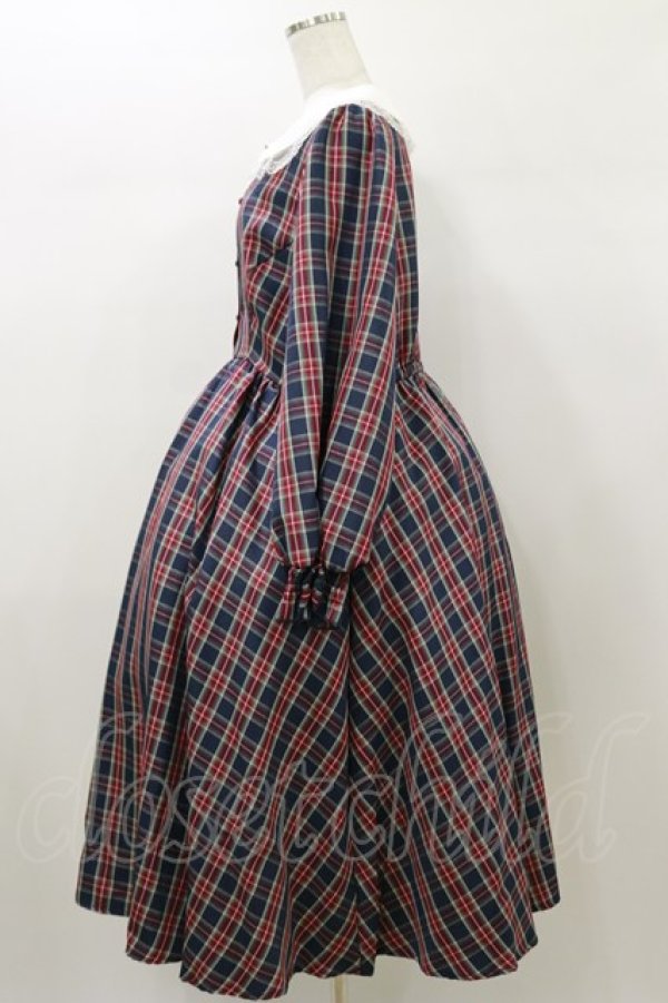 画像3: m petit by misako / サンリオキャラクターズコラボ ハローキティ ワンピース 4L ネイビー H-26-01-03-064-LO-OP-NS-ZH (3)