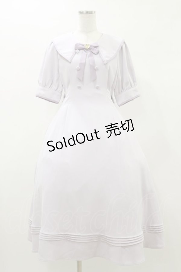 画像1: Amavel / Twinkle Fammeパイピングワンピース Free ラベンダー H-26-01-03-066-CA-OP-NS-ZH (1)