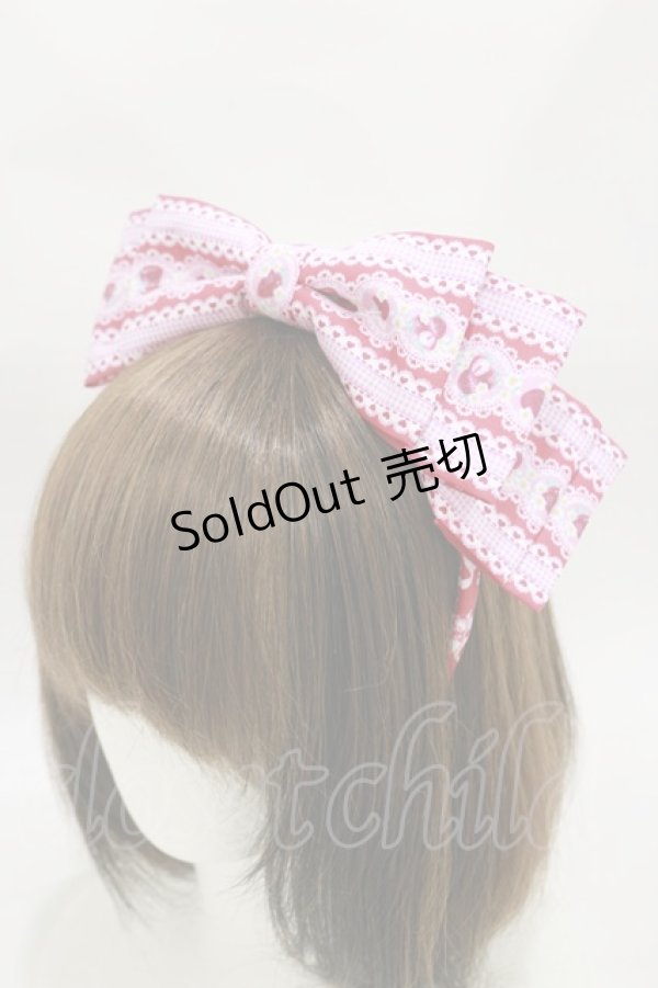 画像1: Royal Princess Alice / Strawberry Sweets・飴ノ森ふみかコラボ カチューシャ  レッド H-26-01-03-010-LO-AC-NS-ZH (1)