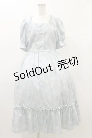 画像: m petit by misako / AOKハナガラスクエアワンピース L サックス H-26-01-03-072-LO-OP-NS-ZH