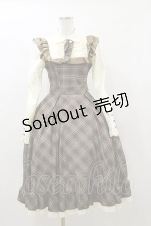 画像: LOLITAその他 / Melty Fondue/甘い想いを込めたお嬢様ワンピース Free ブラウン H-26-01-03-073-LO-OP-NS-ZH
