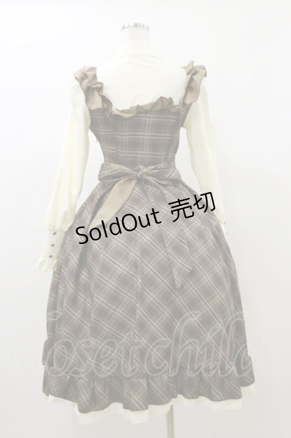 画像2: LOLITAその他 / Melty Fondue/甘い想いを込めたお嬢様ワンピース Free ブラウン H-26-01-03-073-LO-OP-NS-ZH (2)