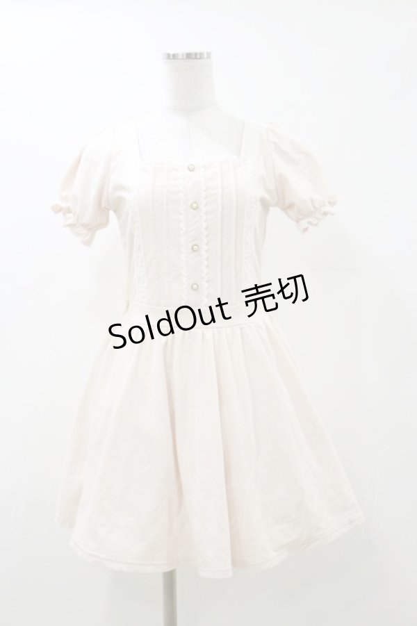 画像1: LIZ LISA / レース使い起毛ワンピース Free ピンク H-26-01-03-078-LO-OP-NS-ZH (1)