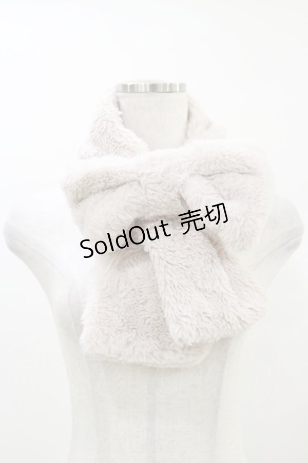 画像1: Honey Cinnamon / リボンマフラー  ピンク H-26-01-03-012-LO-ZA-NS-ZH (1)