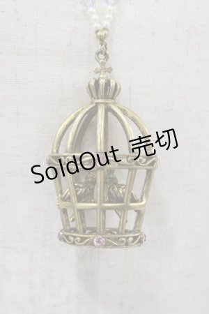 画像: Angelic Pretty / 小鳥たちのシンフォニアネックレス  ゴールド H-26-01-03-013-AP-AC-NS-ZH