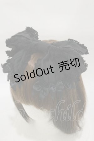 画像: BABY,THE STARS SHINE BRIGHT / パピオンリボンカチューシャ  ブラック H-26-01-03-018-BA-AC-NS-ZH