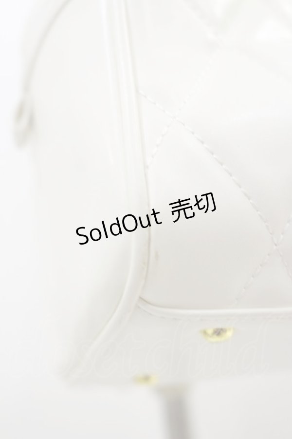 画像4: Angelic Pretty / おでかけキルティングボストンバッグ  シロ H-26-01-03-002-AP-BG-NS-ZH (4)