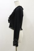 画像3: Innocent World / バラレースミルフィーユボレロ L ブラック H-26-01-03-027-IW-TO-NS-ZH (3)