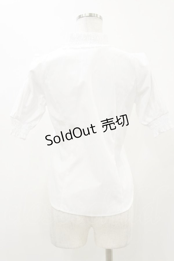 画像2: EATME / シャーリングコットンシャツ Free オフ H-26-01-03-032-LO-BL-NS-ZH (2)