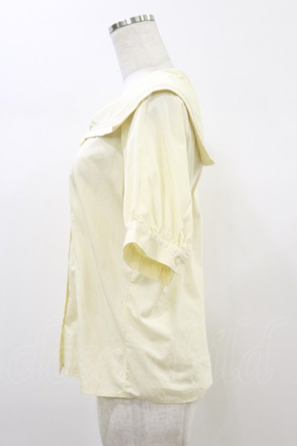 画像3: Fi.n.t  / ダブル釦セーラーブラウス Free Ivory H-26-01-03-034-LO-BL-NS-ZH (3)