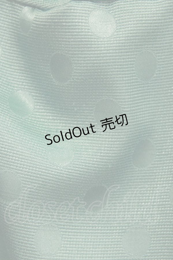 画像5: pays des fees  / ドットジャガードリボンワンピース 9号 ターコイズ H-26-01-04-023-PU-OP-KB-ZH (5)