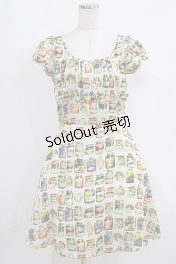 画像1: pays des fees  / oil workワンピース 11 アイボリー H-26-01-04-024-PU-OP-KB-ZH (1)