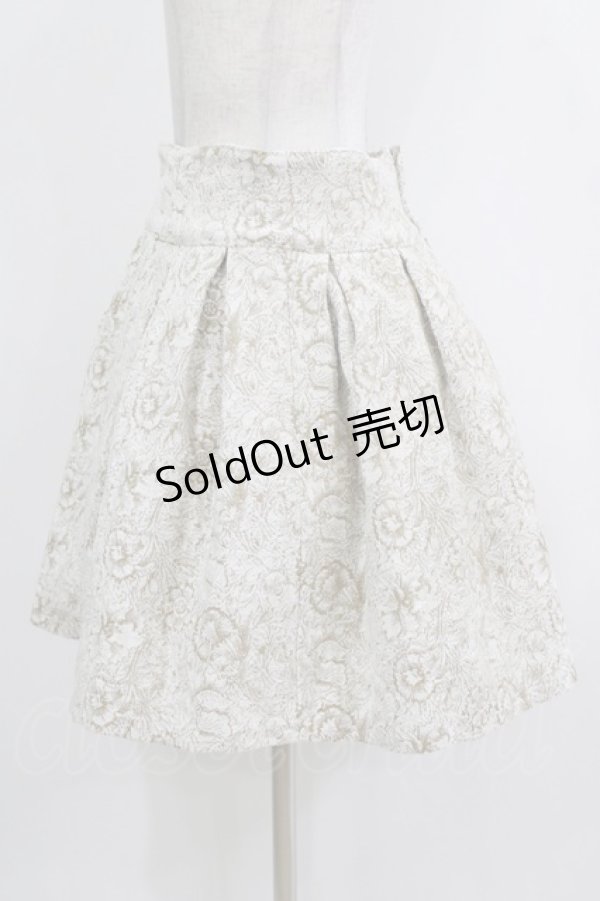 画像2: Na+H / Vioボックススカート  アイボリー H-26-01-04-028-PU-SK-KB-ZH (2)