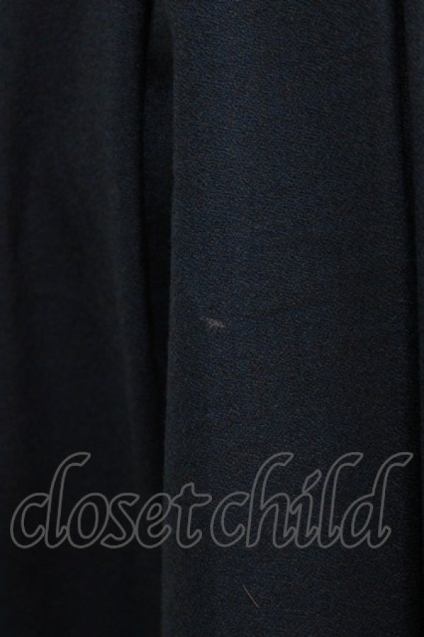 画像4: Jane Marple Dans Le Salon / ウールタックスカート M ブルー H-26-01-04-030-JM-SK-KB-ZH (4)