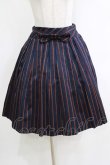 画像1: Jane Marple / レジメンタルストライプのトリプルタックスカート M ネイビー H-26-01-04-031-JM-SK-KB-ZH (1)