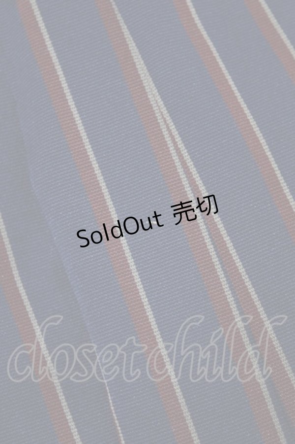 画像4: Jane Marple / レジメンタルストライプのトリプルタックスカート M ネイビー H-26-01-04-031-JM-SK-KB-ZH (4)