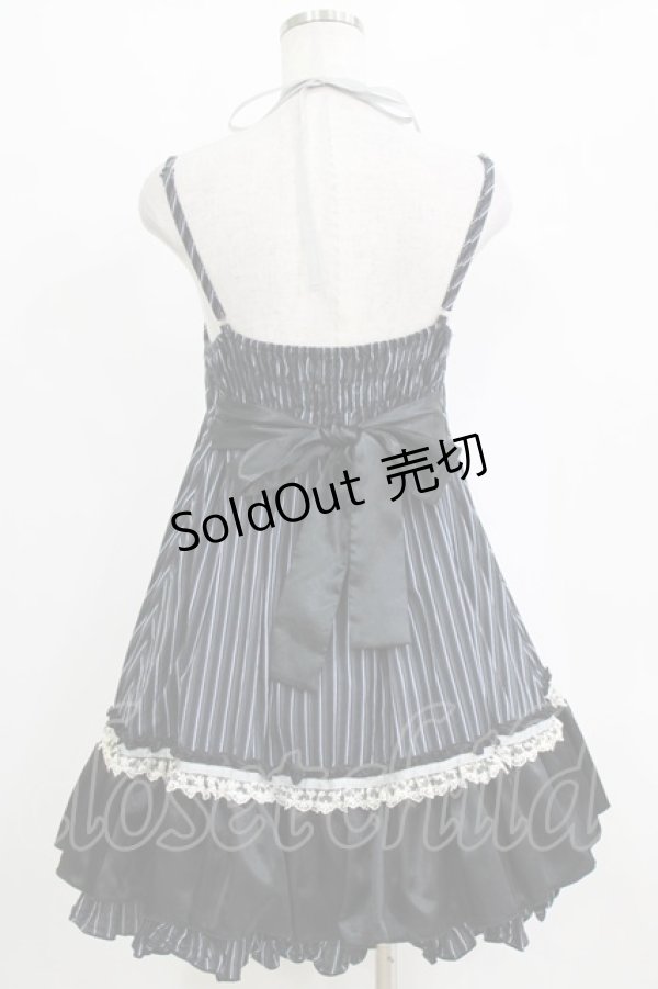 画像6: PUTUMAYO / カットソーボレロ＆ストライプキャミソールワンピース  黒×紺 H-26-01-04-034-PT-OP-KB-ZH (6)