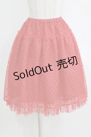 画像: Emily Temple cute / Sleepレースペチコート  レッド H-26-01-04-037-ET-SK-KB-ZH