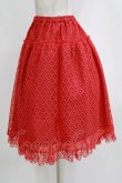 画像2: Emily Temple cute / Sleepレースペチコート  レッド H-26-01-04-037-ET-SK-KB-ZH (2)