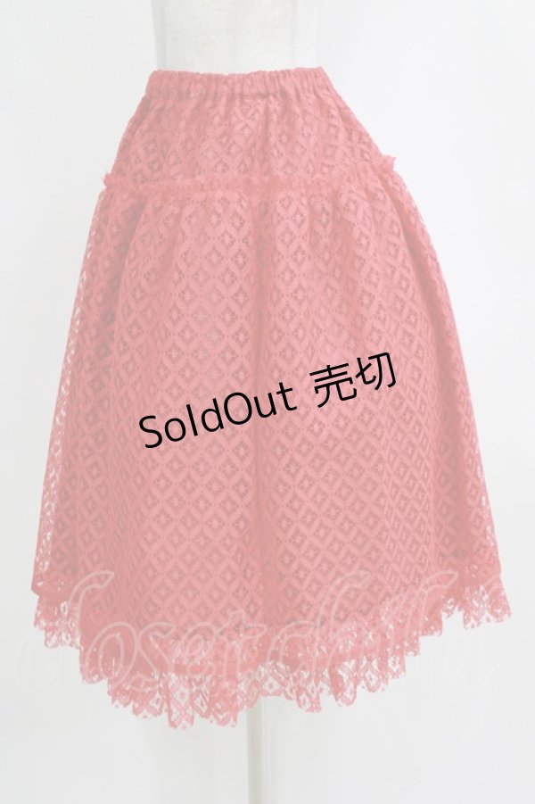画像2: Emily Temple cute / Sleepレースペチコート  レッド H-26-01-04-037-ET-SK-KB-ZH (2)