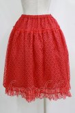画像3: Emily Temple cute / Sleepレースペチコート  レッド H-26-01-04-037-ET-SK-KB-ZH (3)