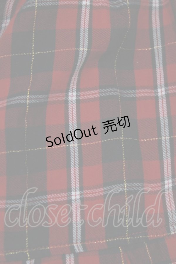 画像5: PUTUMAYO / チェックセーラースカート  レッド H-26-01-04-038-PT-SK-KB-ZH (5)