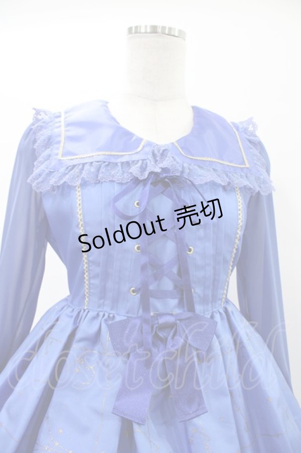 画像4: Angelic Pretty / Twinkle Skyワンピース Free ブルー H-26-01-04-1031-AP-OP-NS-ZH (4)