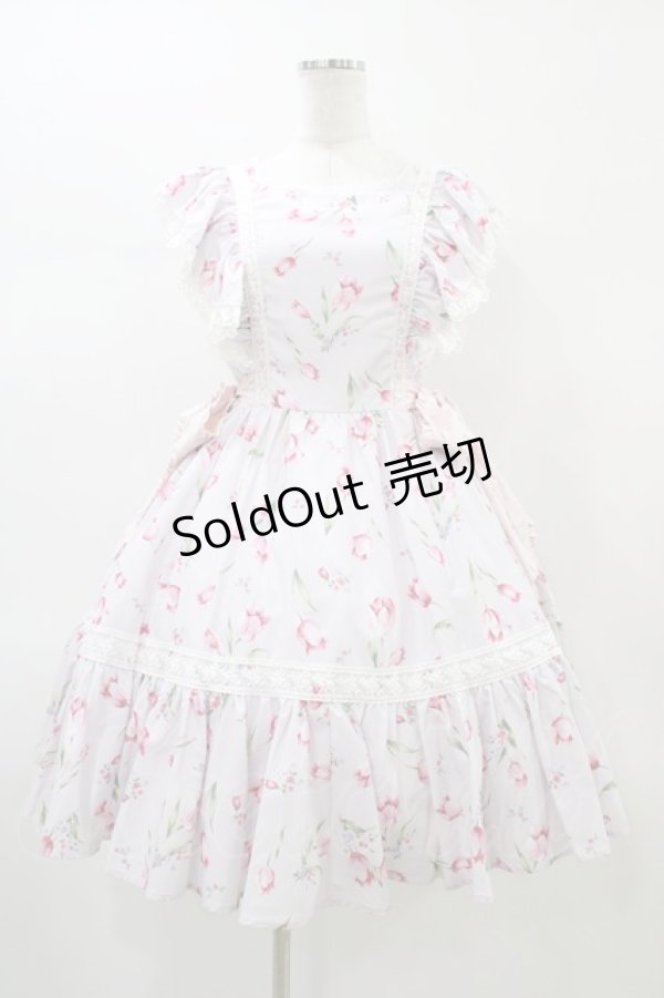 画像1: mellfy memory / For you love Tulipワンピース M ピンク H-26-01-04-1033-0-OP-NS-ZH (1)