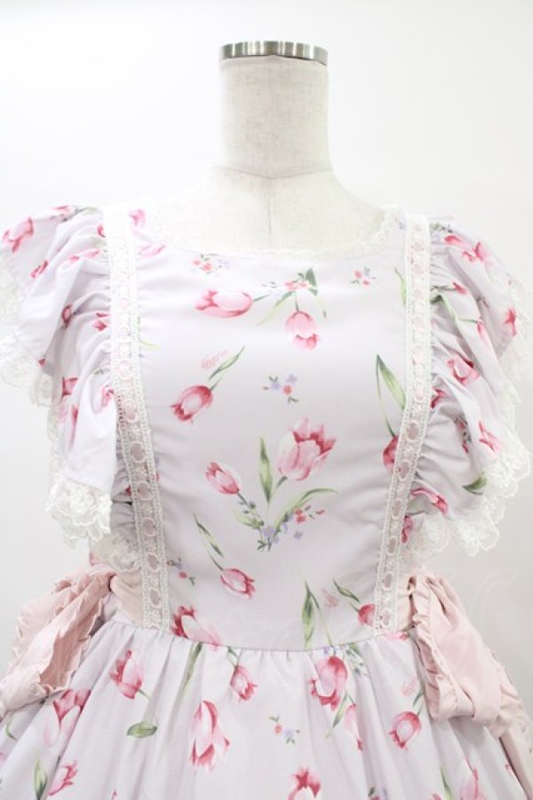 画像4: mellfy memory / For you love Tulipワンピース M ピンク H-26-01-04-1033-0-OP-NS-ZH (4)