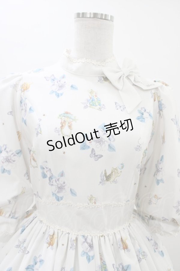 画像4: Innocent World / ピーターラビット小花レースワンピース M オフ H-26-01-04-1034-IW-OP-NS-ZH (4)