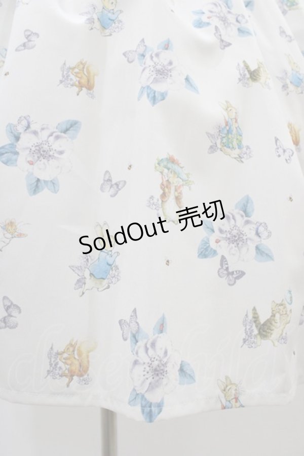 画像5: Innocent World / ピーターラビット小花レースワンピース M オフ H-26-01-04-1034-IW-OP-NS-ZH (5)