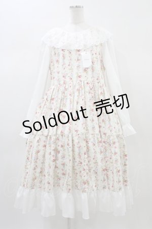 画像: marcHenTica / フレアローズワンピース Free 生成り H-26-01-04-1035-LO-OP-NS-ZH