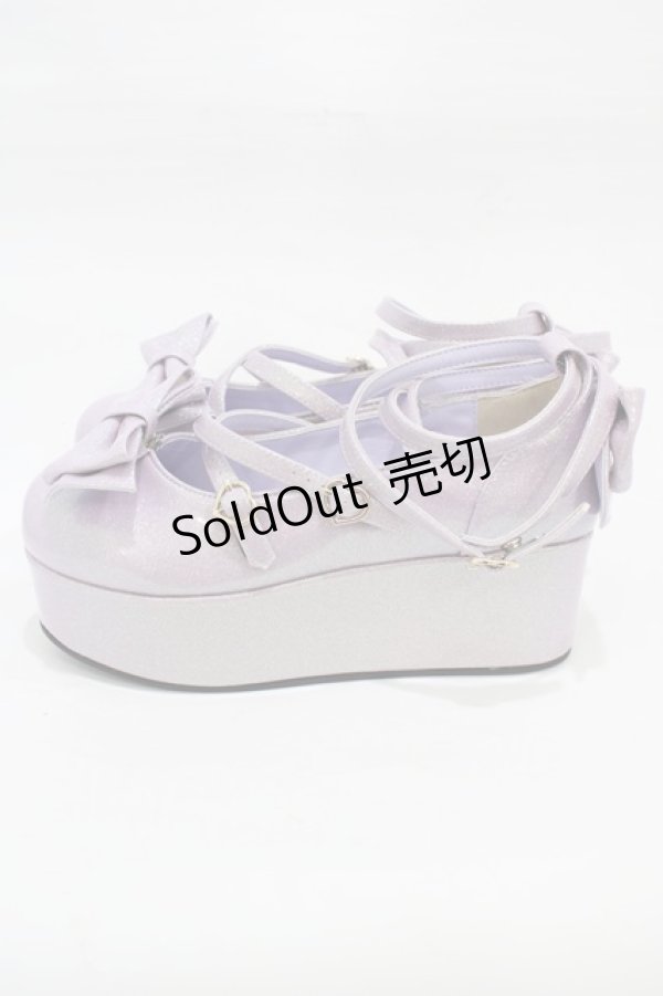 画像2: Angelic Pretty / Dreamy Twinkleシューズ L/約25cm ラベンダー H-26-01-04-1004-AP-SH-NS-ZH (2)