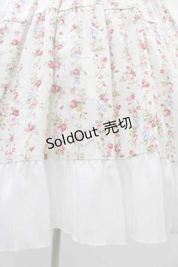 画像5: marcHenTica / フレアローズワンピース Free 生成り H-26-01-04-1035-LO-OP-NS-ZH (5)