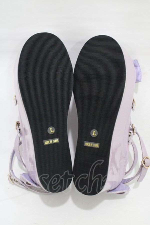 画像3: Angelic Pretty / Dreamy Twinkleシューズ L/約25cm ラベンダー H-26-01-04-1004-AP-SH-NS-ZH (3)