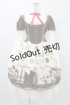 画像: Angelic Pretty / Victorian Letterワンピース Free 生成り H-26-01-04-1038-AP-OP-NS-ZH