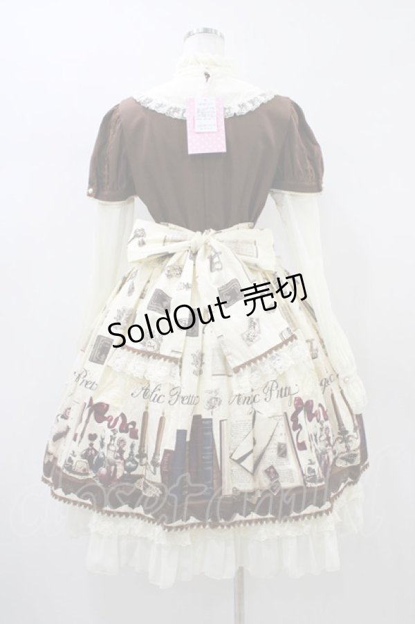 画像2: Angelic Pretty / Victorian Letterワンピース Free 生成り H-26-01-04-1038-AP-OP-NS-ZH (2)