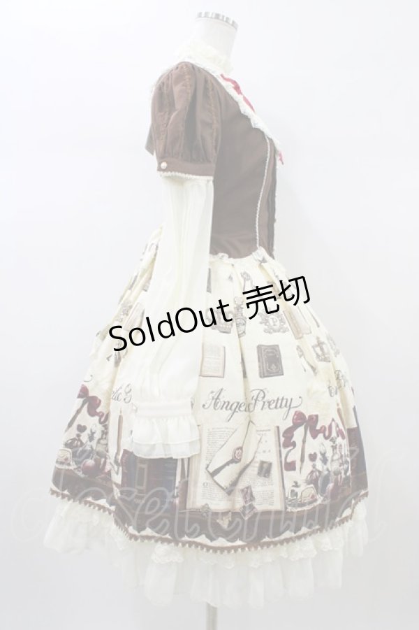 画像3: Angelic Pretty / Victorian Letterワンピース Free 生成り H-26-01-04-1038-AP-OP-NS-ZH (3)